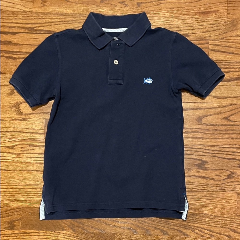 Southern Tide Navy Blue Kids Polo Shirt